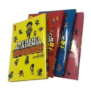 My Hero Academia Smash Manga Volumes 1-4 Set Hirofumi Neda Viz Media English